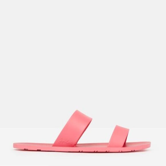 New JOULES ARA Ladies Recycled Rubber Mule Sandals light Pink flip flop size 8 - Picture 6 of 9